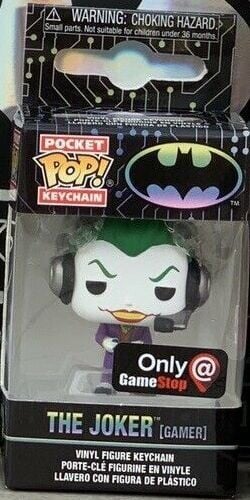 Funko Pocket Pop! Keychain: The Joker (Gamer) Action & Toy Figures Spastic Pops 