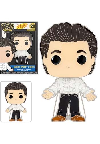 Funko POP! Pins: Seinfeld - Jerry (Puffy Shirt) Action & Toy Figures Spastic Pops 