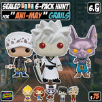 FUNKO SODA [Mystery 6-Pack] Hunt for "ANI-MAY" GRAILS! ($75/ea) (6 DIFFERENT SEALED SODA VINYLS PER BOX, 99 BOXES) (OVER $2100 in TOP HITS!) Mystery Box Spastic Pops 