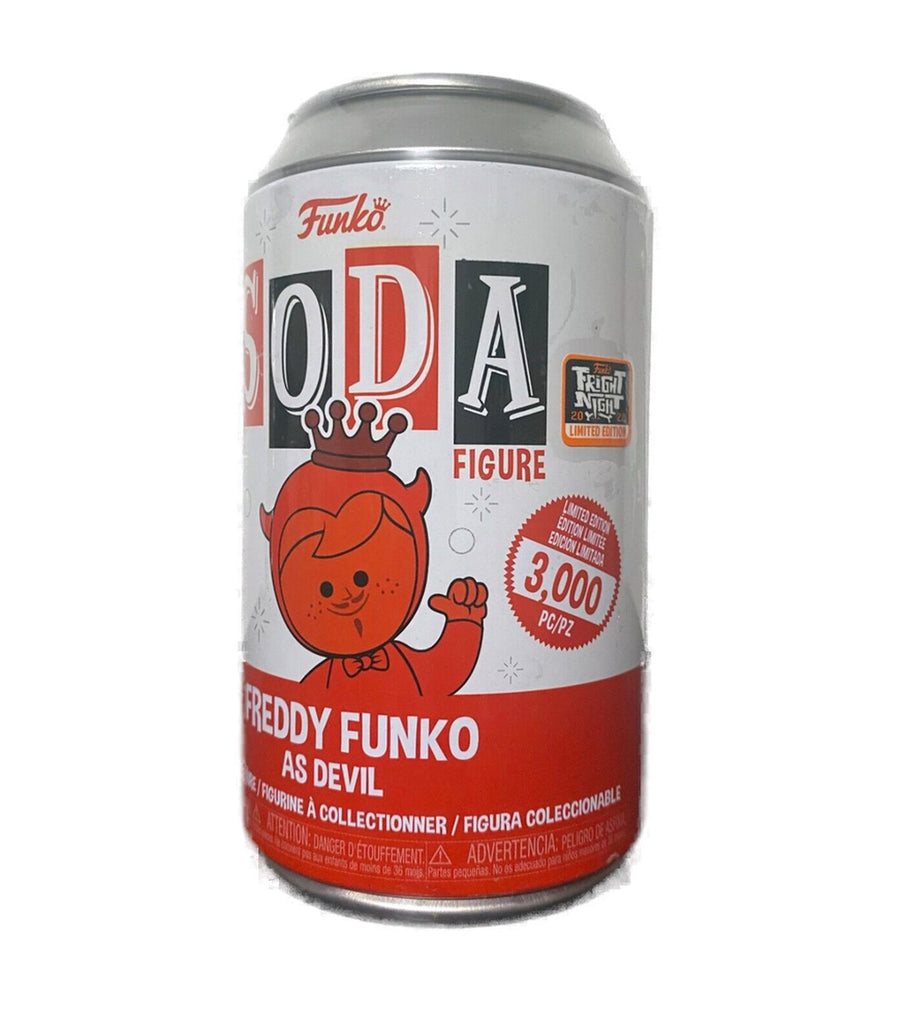 Funko SODA Vinyl: LE3000 Freddy Funko as Devil Sealed Can Spastic Pops 