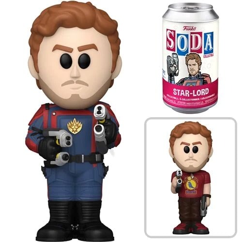 Funko Vinyl SODA: GOTG3 Guardians of the Galaxy - Star Lord (1:6 Chance at Chase) (Order 6 for a SEALED Case) Spastic Pops 