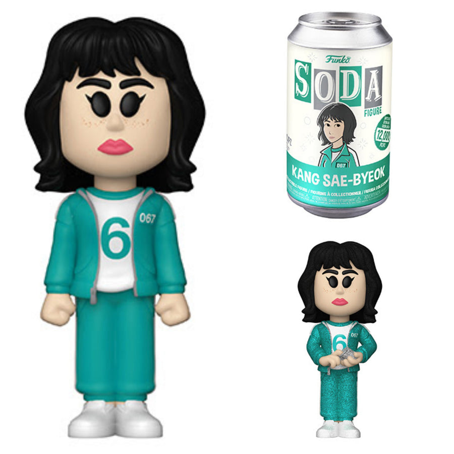 Funko Vinyl SODA: Squid Game - Kang Sae-Byeok (1:6 Chance at Chase) (Order 6 for a SEALED Case) Spastic Pops 