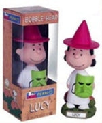 Funko Wacky Wobblers: Peanuts - Lucy (Halloween) Action & Toy Figures Spastic Pops 