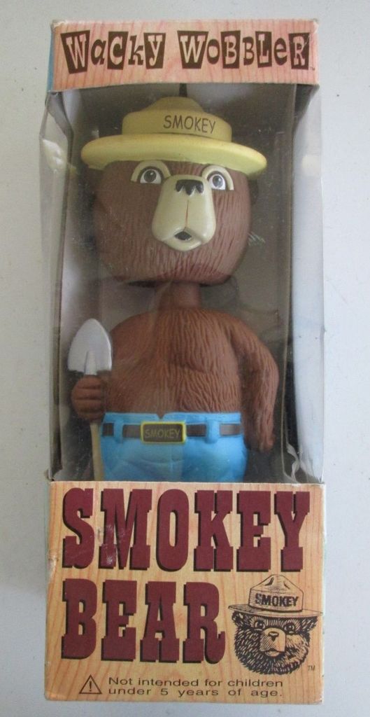 Funko Wacky Wobblers: United States Forest Service - Smokey Bear Action & Toy Figures Spastic Pops 