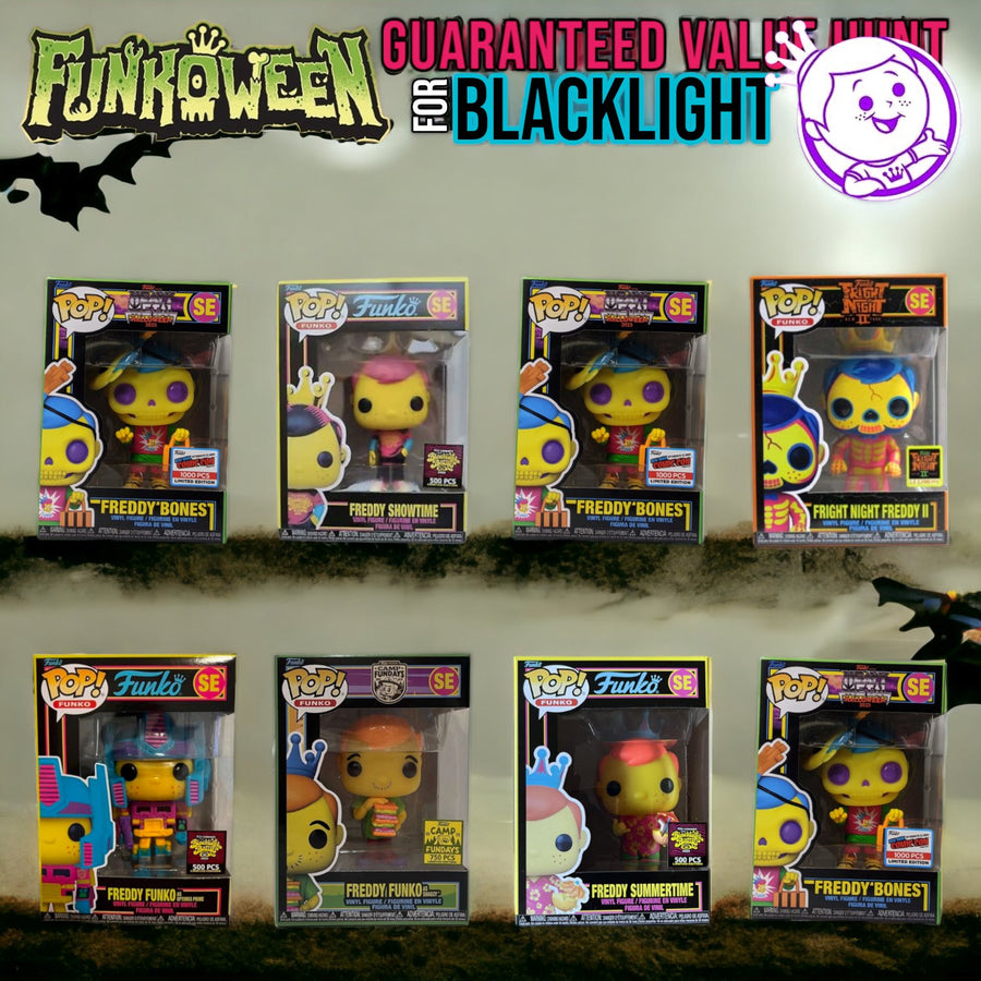 Funkoween 2023 (Week #4) Guaranteed Value Hunt for Blacklight Freddy Funko Grails! [$136.66+ship] [6 pops per box, 79 Boxes $2590+ in TOP HITS, 1 in 9.875 Chance at TOP HIT] Mystery Box Spastic Pops 