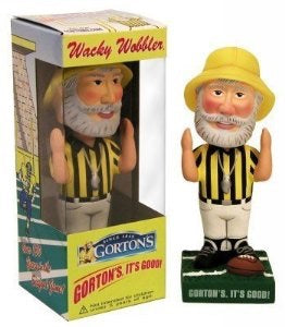 Gorton's Referee Funko Wacky Wobbler Action & Toy Figures Spastic Pops 