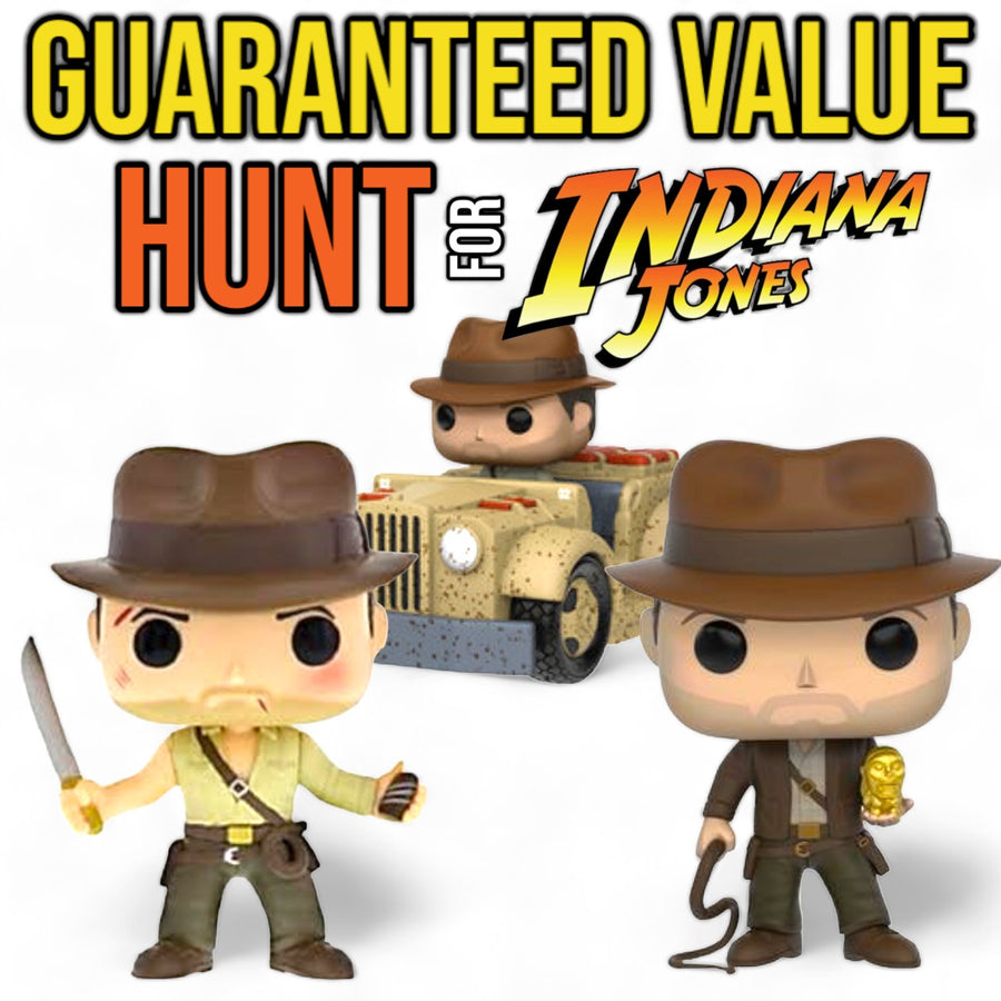Guaranteed Value Hunt for Indiana Jones GRAILS! [$88+ship] [4 pops per box, 36 Boxes $880+ in TOP HITS, 1 in 12 Chance at TOP HIT] Mystery Box Spastic Pops 