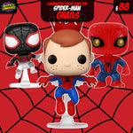 Guaranteed Value Hunt for Spider-Man GRAILS! [$88+ship] [4 pops per box, 44 Boxes $770+ in TOP HITS, 1 in 14.67 Chance at TOP HIT] Mystery Box Spastic Pops 