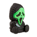 Handmade by Robots Micro Ghost Face- Fluorescent Green MICRO Vinyl Figure! Spastic Pops 