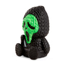 Handmade by Robots Micro Ghost Face- Fluorescent Green MICRO Vinyl Figure! Spastic Pops 