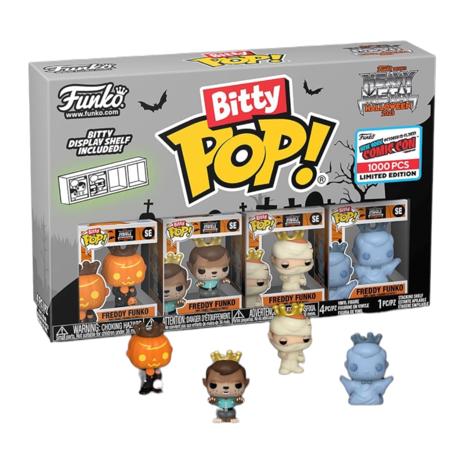 (IN STOCK NOW!) Funko Bitty Pop!: LE1000 Heavy Metal Halloween 4-Pack (New  York Comic Con Exclusive)