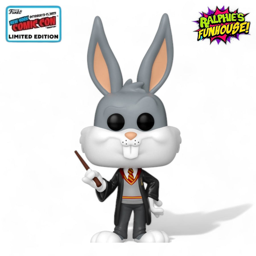 (IN STOCK NOW) Pop!: WB100 Looney Tunes x Wizarding World - Bugs Bunny *Griffindor* (New York Comic Con Exclusive) Spastic Pops 