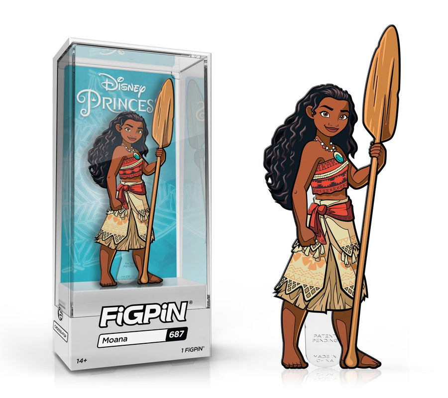 IN STOCK SOON: FiGPiN Classic DISNEY PRINCESS Moana #687 [1st Edition: LE5000] Spastic Pops 