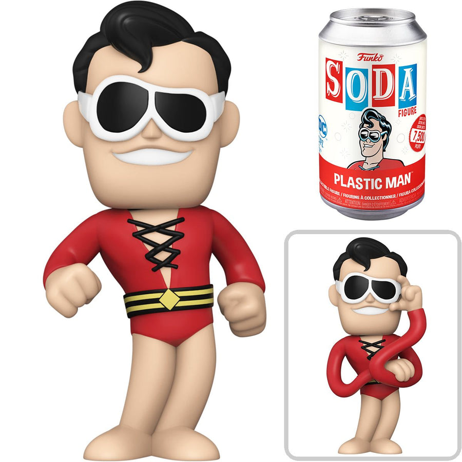 IN STOCK: [Vinyl Soda] DC- Plastic Man [with 1 in 6 Chance at Chase!] [BUY 6 FOR GUARANTEED CHASE] Spastic Pops 