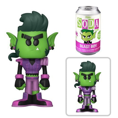 IN STOCK: [Vinyl Soda] DC Teen Titans Go! - Beast Boy [with 1 in 6 Chance at Chase!] Spastic Pops 