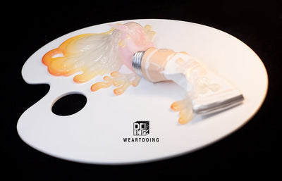 IN STOCK [WEARTDOING] LE199 The Sleeping Beauty of Color-GID Orange Spastic Pops 