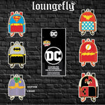 Loungefly Blind Box Enamel Pins: DC Comics Mini Backpacks (Buy 12 for a SEALED Case) Spastic Pops 