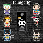 Loungefly Blind Box Enamel Pins: DC Comics Pop! Figures (Buy 12 for a SEALED Case) Spastic Pops 