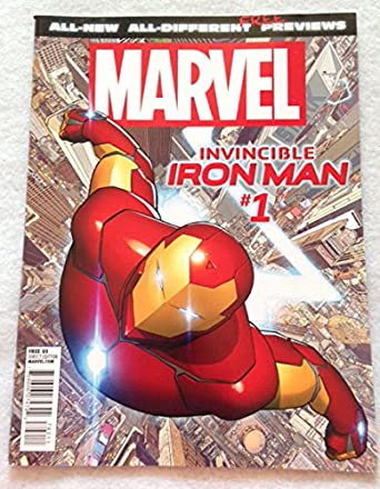 Marvel Invincible Iron Man Preview Comic SDCC 2015 Rare Comic Con Action & Toy Figures Spastic Pops 