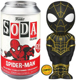 (Open Can) Funko Vinyl SODA: CHASE Spider-Man (Metallic Black and Gold Suit) Spastic Pops 