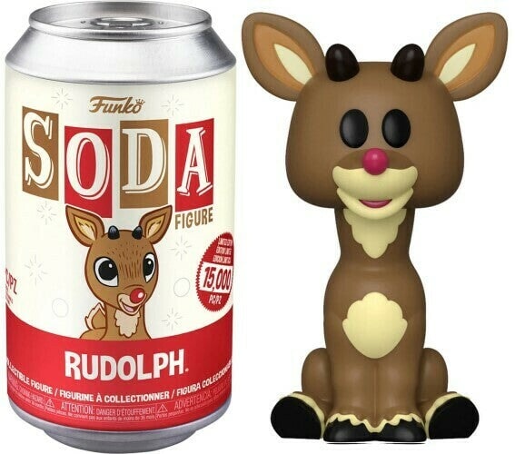 (Open Can) Funko Vinyl SODA: Common Rudolph Spastic Pops 