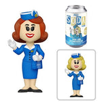 Pan Am Stewardess Vinyl Soda Figure SEALED (1:6 Chance at Chase) Action & Toy Figures Spastic Pops 