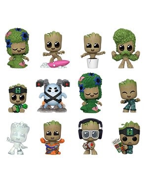 POP Marvel Mystery Minis: I AM GROOT - 12PC CASE SEALED Spastic Pops 