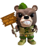 Pop! Originals: Camp Fundays - Funamuck Bears Mascot (Funko Fundays Exclusive) Limited to 6500 Pieces Spastic Pops 