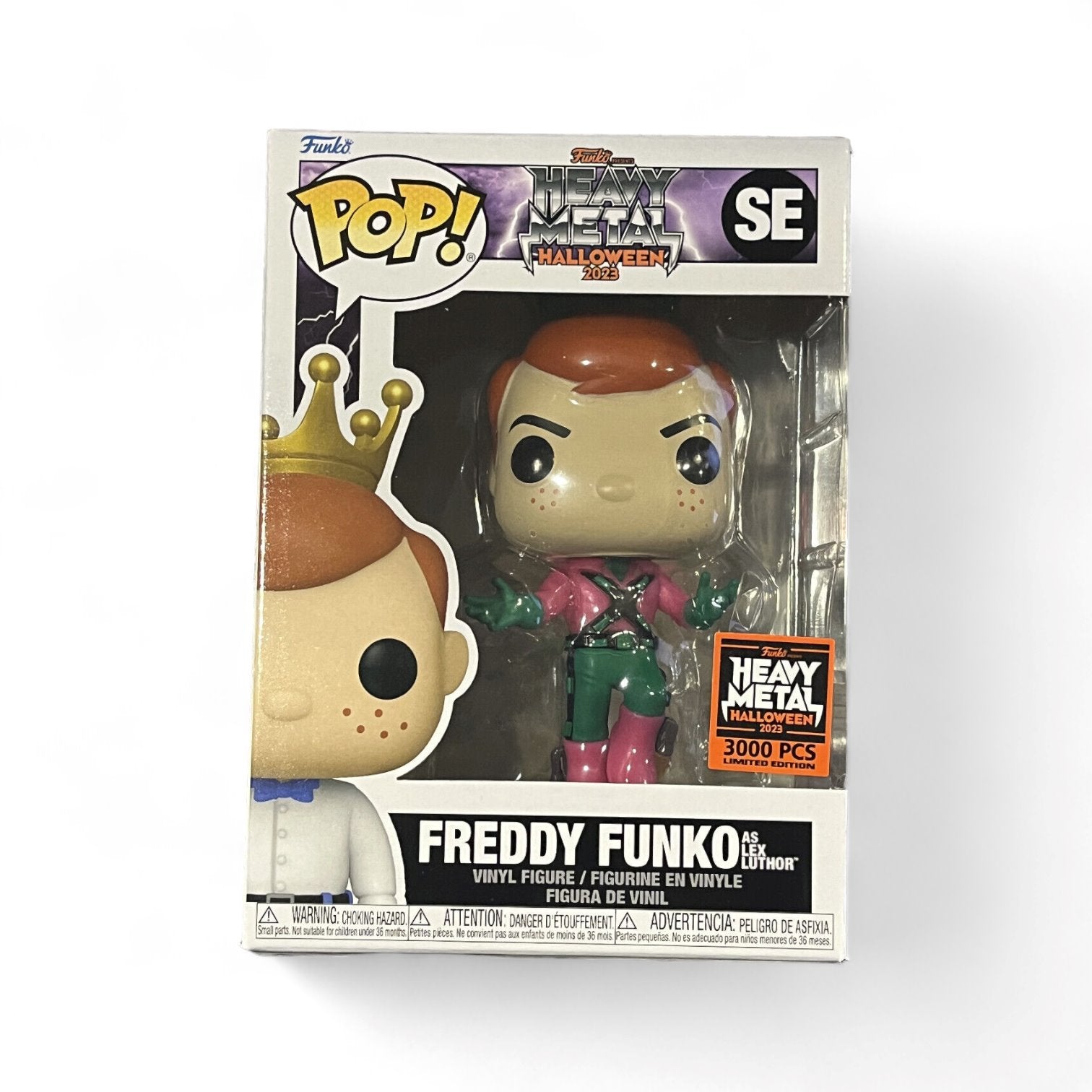 Pop! Originals Heavy Metal Halloween 2023 Freddy Funko as Lex Lutho