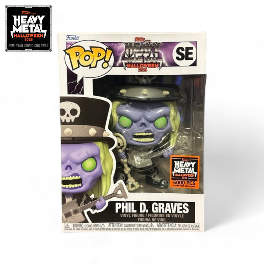 PREORDER (Arrival November 2023) Pop! Originals: Heavy Metal Halloween 2023 - Phil D. Graves *Limited to 6000 Pieces* (Funko Shop Exclusive) Spastic Pops 