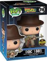PREORDER (Arrival Q3 2024) BACK TO THE FUTURE X FUNKO SERIES 1 [Physical Item Only]: Pop! Digital NFT Release LE1900 [Legendary] Doc Brown 1885 #219 Spastic Pops 