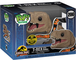 PREORDER (Arrival Q3 2024) JURASSIC PARK X FUNKO SERIES 1 [Physical Item Only]: Pop! Digital NFT Release LE1900 [Legendary] T-Rex with Banner #200 Spastic Pops 