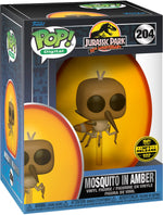 PREORDER (Arrival Q3 2024) JURASSIC PARK X FUNKO SERIES 1 [Physical Item Only]: Pop! Digital NFT Release LE999 [Grail] Mosquito in Amber #204 Spastic Pops 