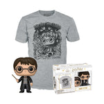 PREORDER (Estimated Arrival Q4 2023) Funko Pop & Tee: Wizarding World - Harry Potter Adult Boxed Pop! T-Shirt & Pop! Spastic Pops 