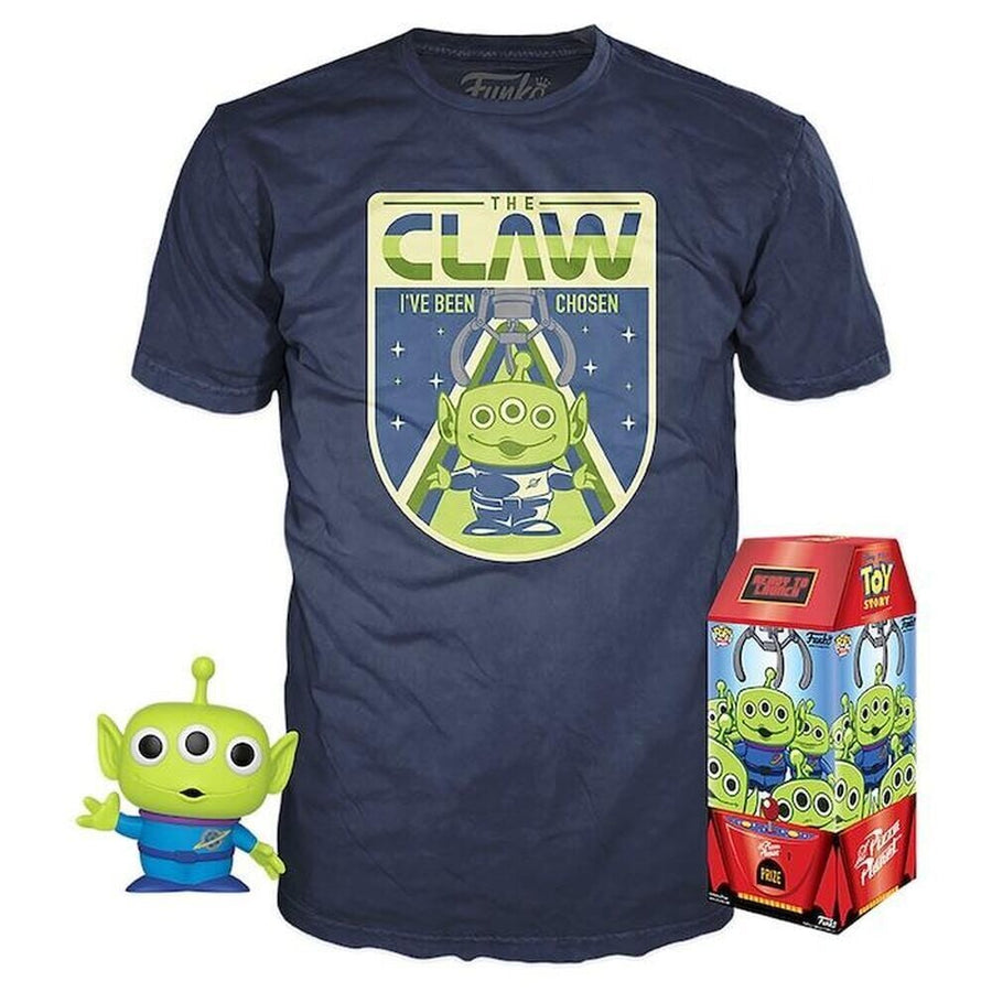 SEALED Alien (Toy Story 4) (Glow in the Dark) and Claw Tee SIZE LG Spastic Pops 