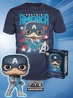 SEALED Captain America (Quantum Realm Suit) (Glow in the Dark) and Captain America Shirt (SIZE XL) Action & Toy Figures Spastic Pops 