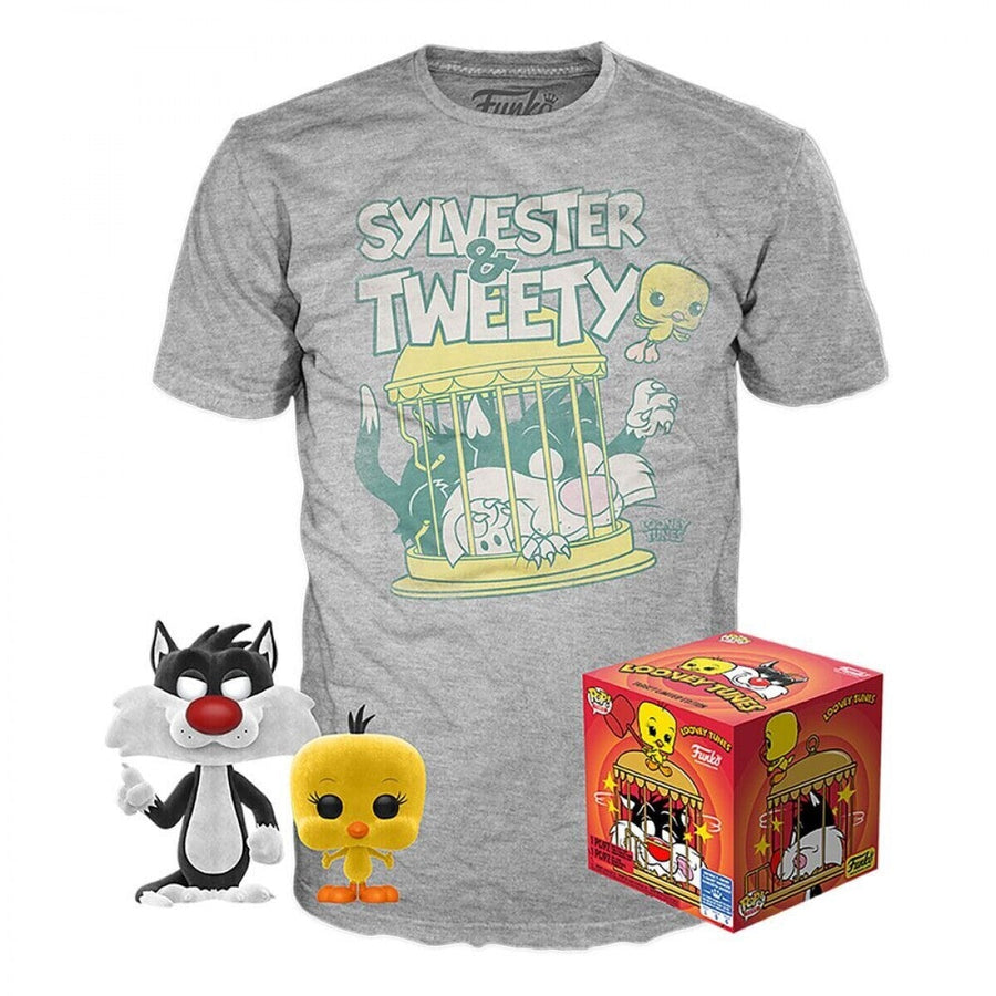 (SEALED POP/TEE SIZE XXL) Funko Pop! and Tee Sylvester & Tweety