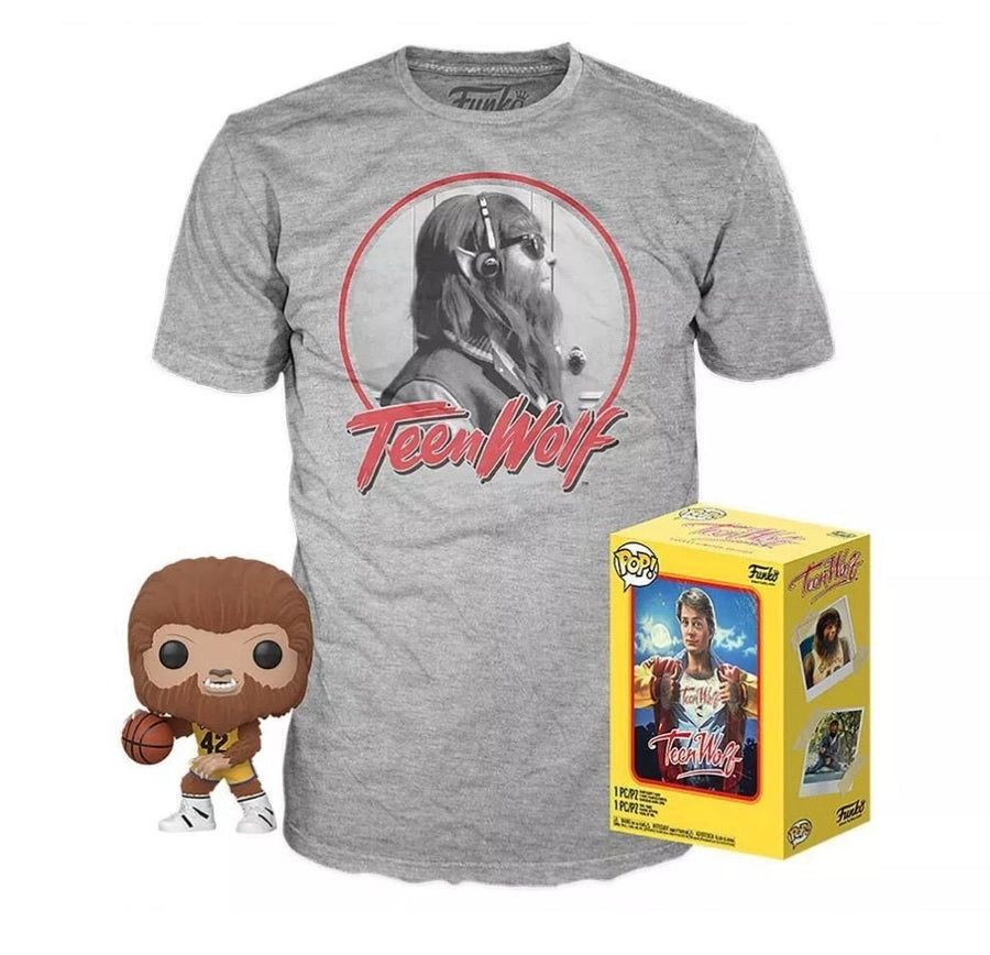 SEALED Scott Howard (Flocked) and Teen Wolf Tee (SIZE LG) Action & Toy Figures Spastic Pops 