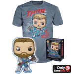 SEALED Thor (Quantum Realm Suit) (Glow in the Dark) and Thor Shirt SIZE MD Spastic Pops 