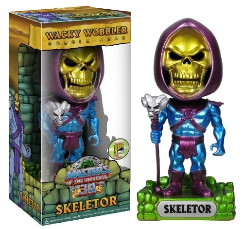 Skeletor (Metallic) Funko Wacky Wobbler Action & Toy Figures Spastic Pops 
