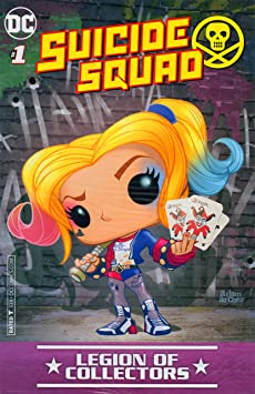 Suicide Squad #1 Legion of Collectors DC Comic Book Harley Quinn Exclusive Joker Action & Toy Figures Spastic Pops 