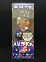 Uncle Sam (Don't Mess with America) Wobble Works Funko Wacky Wobbler (No Sticker) Action & Toy Figures Spastic Pops 