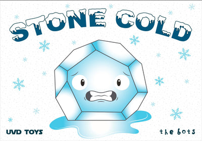 UVD TOYS: LE100 "Stone Cold" Coal UVD Toys x the Bots Spastic Collectibles Exclusive FREE SHIPPING Spastic Pops 