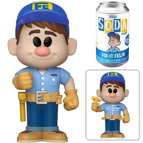 Vinyl SODA: Disney's Wreck-It-Ralph - Fix It Felix (1:6 Chance at Chase) (Order 6 for a SEALED Case) Spastic Pops 