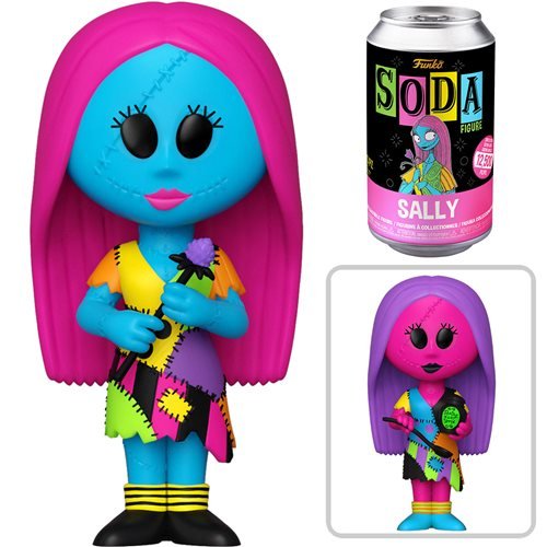 Vinyl SODA: TNBC NBC The Nightmare Before Christmas - Sally BLACKLIGHT (1:6 Chance at Chase) Spastic Pops 