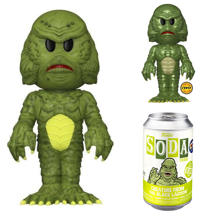 Vinyl SODA: Universal Monsters - Creature from the Black Lagoon Gemini Collectibles Exclusive (1:6 Chance at Chase) (Order 6 for a SEALED Case) Spastic Pops 