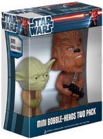 Yoda & Chewbacca (Ultra Mini Wacky Wobblers) Action & Toy Figures Spastic Pops 